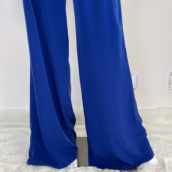 Laundry S blue jumpsuit ruffle wide leg jumpsuit - Picture 3 of 14